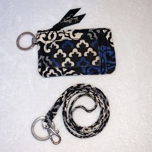 2 Vera Bradley Id Pouches and a Lanyard